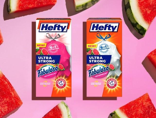 Hefty Fabuloso Watermelon Trash Bags