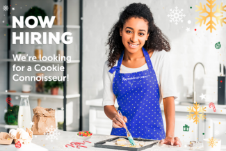 Now Hiring Cookie Connoisseur