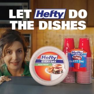 Let Hefty Do the Dishes - new advertising